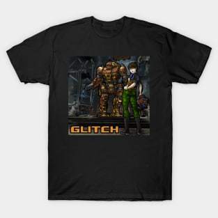 Glitch and her VND-1R Vindicator Battlemech T-Shirt